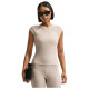Nike Γυναικεία αμάνικη μπλούζα Sportswear Chill Knit Tight Ribbed Short-Sleeve Top